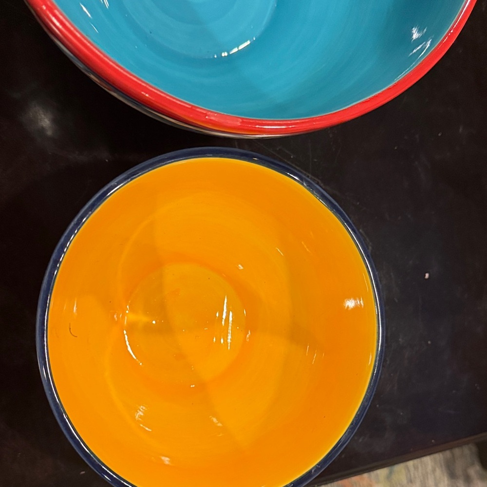 Colorful Ceramic Bowl Set - Picture 4 of 14
